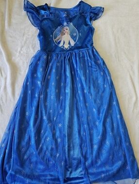 Frozen Elsa Costume Dress | Girls | M 8 |  Sparkle Gown | Disney Princess